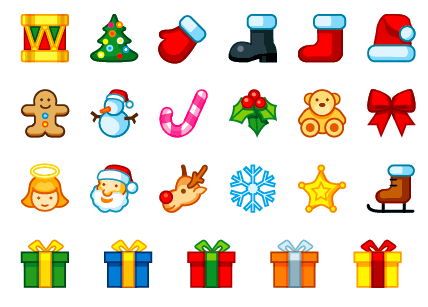 商用利用も出来るフリーのクリスマスアイコン Phpspot開発日誌
