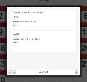 Ajaxを使ったクールなインタフェースを持つカレンダー実装スクリプト「PHP Event Calendar」 fig.2