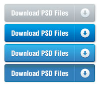 立体的にアイコン付きでいい感じにデザインされたボタン作成photoshop素材 チュートリアル Phpspot開発日誌